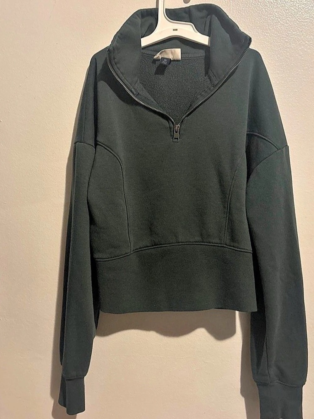 Universal Thread Women's Quarter-Zip Hoodie Black XS